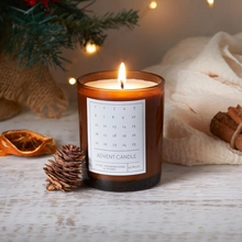 Load image into Gallery viewer, Advent Candle - Gold, Frankincense & Myrrh - 180ml - Life Before Plastic