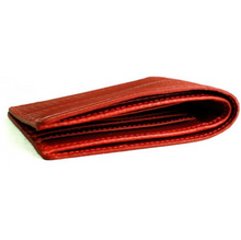 Load image into Gallery viewer, Elvis & Kresse Reclaimed Firehose Billfold Wallet - Red - Life Before Plastic