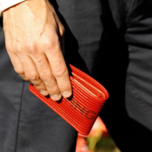 Load image into Gallery viewer, Elvis & Kresse Reclaimed Firehose Billfold Wallet with Coin Pocket - Life Before Plastic