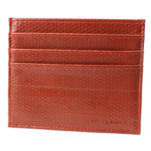 Load image into Gallery viewer, Elvis & Kresse Reclaimed Firehose Triple Card Holder - Life Before Plastic