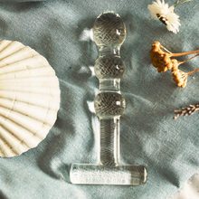 Load image into Gallery viewer, THE NATURAL LOVE COMPANY TANSY ANAL GLASS DILDO - Life Before Plastic