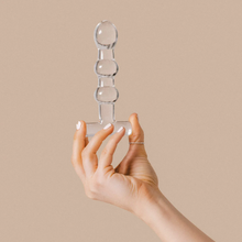 Load image into Gallery viewer, THE NATURAL LOVE COMPANY TANSY ANAL GLASS DILDO - Life Before Plastic