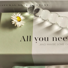 Load image into Gallery viewer, The Natural Love Company Tansy Beaded Glass Dildo 8" - Life Before Plastic