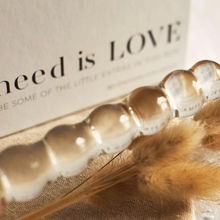 Load image into Gallery viewer, The Natural Love Company Tansy Beaded Glass Dildo 8" - Life Before Plastic