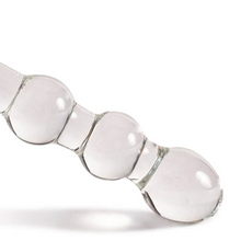 Load image into Gallery viewer, The Natural Love Company Tansy Beaded Glass Dildo 8" - Life Before Plastic