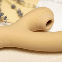 Load image into Gallery viewer, The Natural Love Company Camphor Vibrating Shaft with Clitoral Sucker - Life Before Plastic
