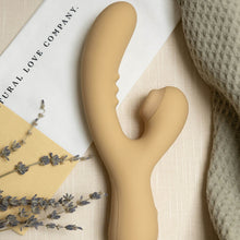 Load image into Gallery viewer, The Natural Love Company Camphor Vibrating Shaft with Clitoral Sucker - Life Before Plastic
