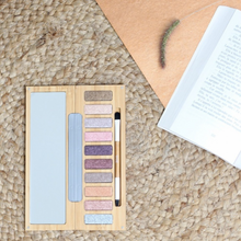 Load image into Gallery viewer, Vegan Eyeshadow Palette - 10 Sparkly Shades - Zao Makeup - Lifestyle Image
