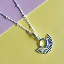 Load image into Gallery viewer, Vurchoo Art Deco Fan Necklace - Life Before Plastic