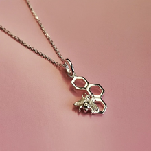 Load image into Gallery viewer, Vurchoo Silver Bumblebee Necklace - Life Before Plastic