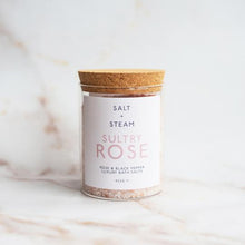Load image into Gallery viewer, Sultry Rose Bath Salts from Salt + Steam in a glass jar