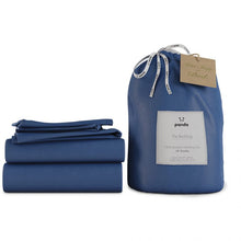 Load image into Gallery viewer, Bamboo Complete Bedding Set - Navy | Panda London | Life Before Plastic