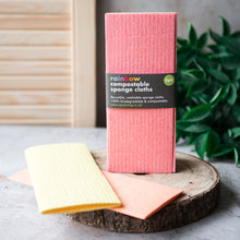 Load image into Gallery viewer, Rainbow Compostable Cleaning Sponges - 6 pack - Life Before Plastik