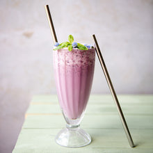 Load image into Gallery viewer, Stainless Steel Straws (2 pack) + Cleaning Brush - Life Before Plastik