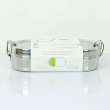 Load image into Gallery viewer, Lunch Box with Mini Container - Slice of Green - Life Before Plastik