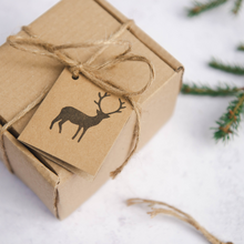 Load image into Gallery viewer, Reindeer Gift Tags - Pack of 5 | Life Before Plastic