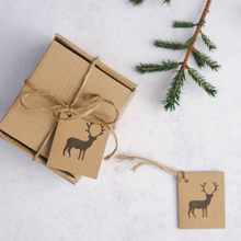 Load image into Gallery viewer, Reindeer Gift Tags - Pack of 5 | Life Before Plastic