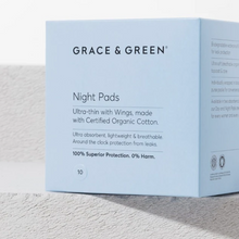 Load image into Gallery viewer, Organic Cotton Night Pads - Life Before Plastik