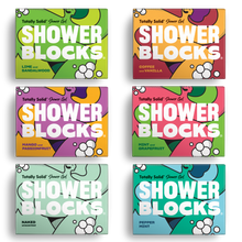 Load image into Gallery viewer, Shower Blocks – Mixed Pack (6 Bars) - Life Before Plastic