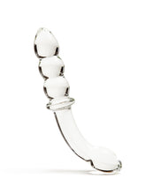 Load image into Gallery viewer, The Natural Love Company Tansy G Curve Glass Dildo 7" - Life Before Plastic