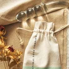 Load image into Gallery viewer, The Natural Love Company Tansy G Curve Glass Dildo 7" - Life Before Plastic