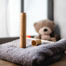 Load image into Gallery viewer, Truthbrush Kids Bamboo Toothbrush Travel Case - Life Before Plastik