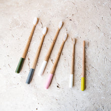 Load image into Gallery viewer, Bamboo Kids Toothbrush (Cloud White) - Life Before Plastik