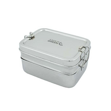 Load image into Gallery viewer, Two Tier Lunch Box with Mini Container - Life Before Plastik