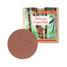 Load image into Gallery viewer, Zao Makeup Compact Blush - Brown Orange - Life Before Plastik