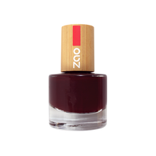 Load image into Gallery viewer, Zao Makeup Nail Polish - Black Cherry - Life Before Plastik