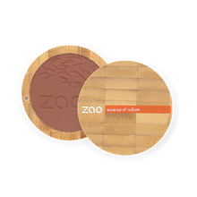 Load image into Gallery viewer, Zao Makeup Compact Blush - Brown Orange - Life Before Plastik