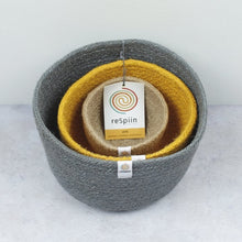 Load image into Gallery viewer, Respiin Tall Jute Basket x3 Set - Beach - Life Before Plastik