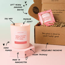 Load image into Gallery viewer, Rom-Com Christmas Candle Lighting Christmas Candles and Crying at The Holiday
