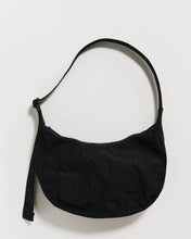 Load image into Gallery viewer, BAGGU Black Crescent Bag Medium - Recycled - Life Before Plastic

