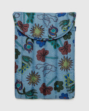 Load image into Gallery viewer, BAGGU Digital Denim Birds Puffy Laptop Sleeve 16&quot; - Recycled - Life Before Plastic
