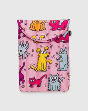 Load image into Gallery viewer, BAGGU Keith Haring Pets Puffy Laptop Sleeve 13/14&quot; - Recycled - Life Before Plastic
