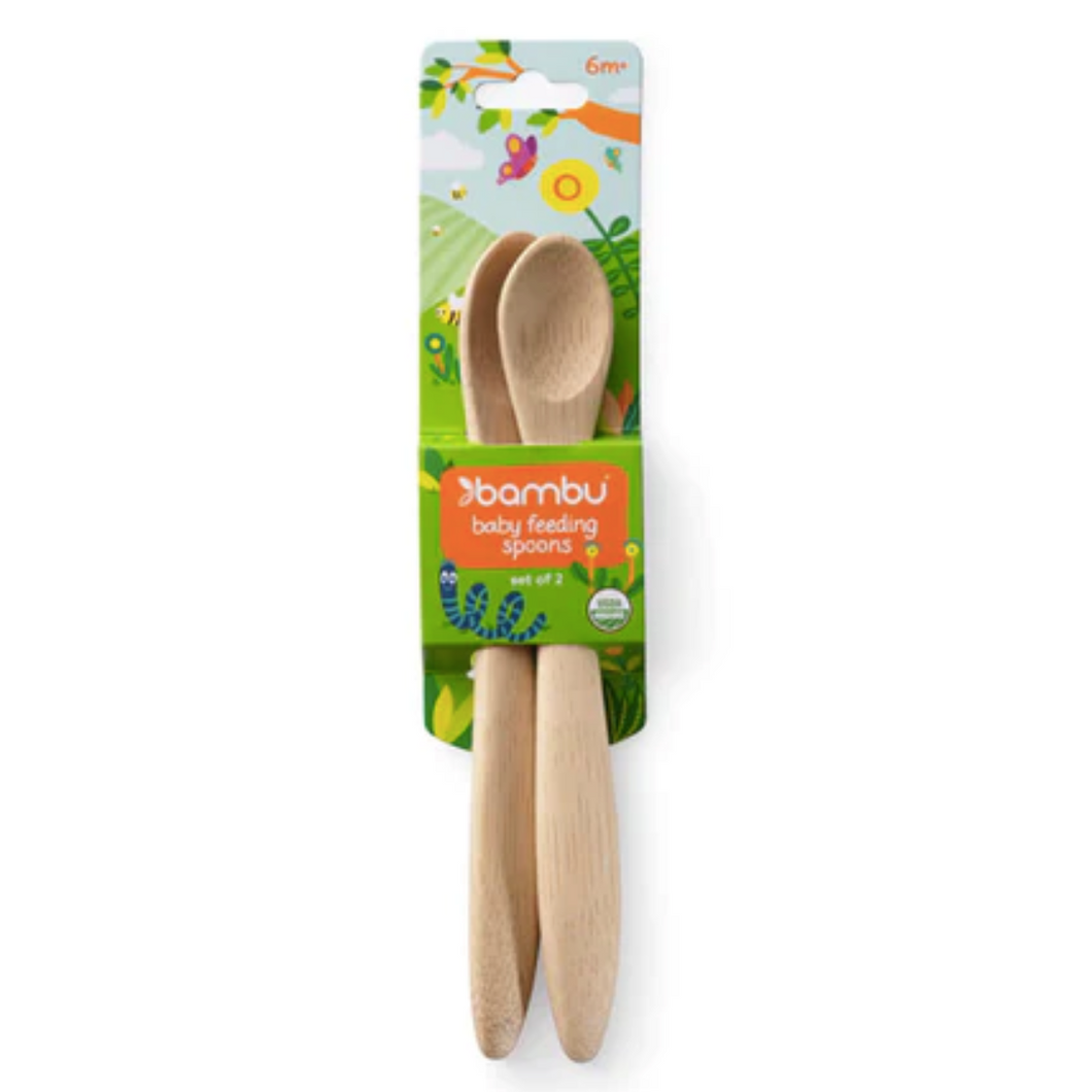 Bambu  - Bamboo Baby Feeding Spoons 