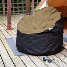 Load image into Gallery viewer, Desert &amp; Orca Beanbag Chair on a decking
