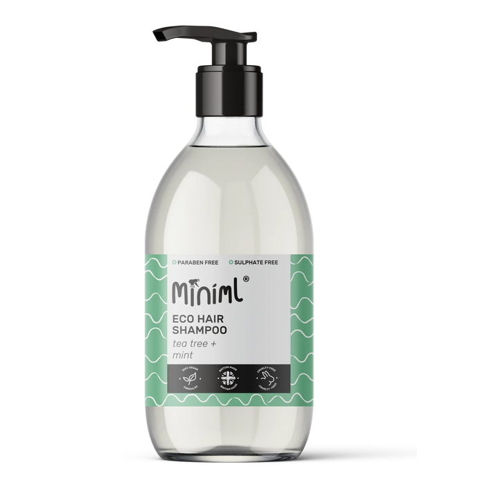 Miniml Hair Shampoo - Tea Tree & Mint - Life Before Plastic 