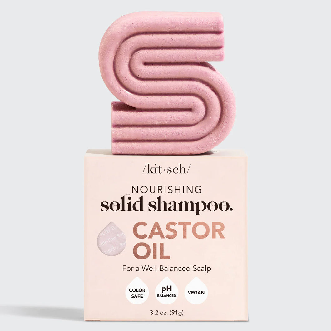 Kitsch Castor Oil Nourishing Shampoo Bar - Life Before Plastic