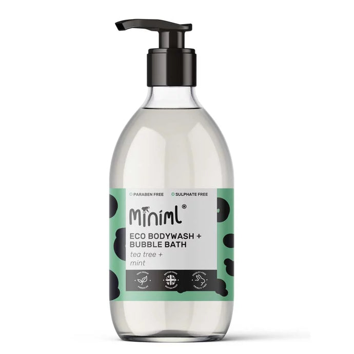 Miniml Body Wash & Bubblebath - Tea Tree & Mint - Life Before Plastic