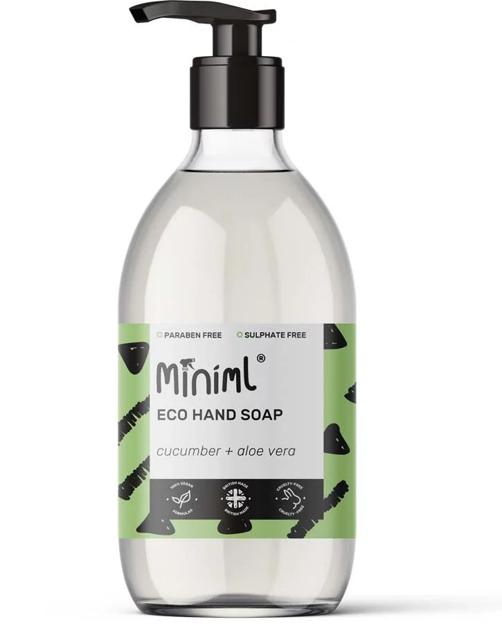 Miniml Anti Bac Hand Soap - Cucumber & Aloe Vera - Life Before Plastic