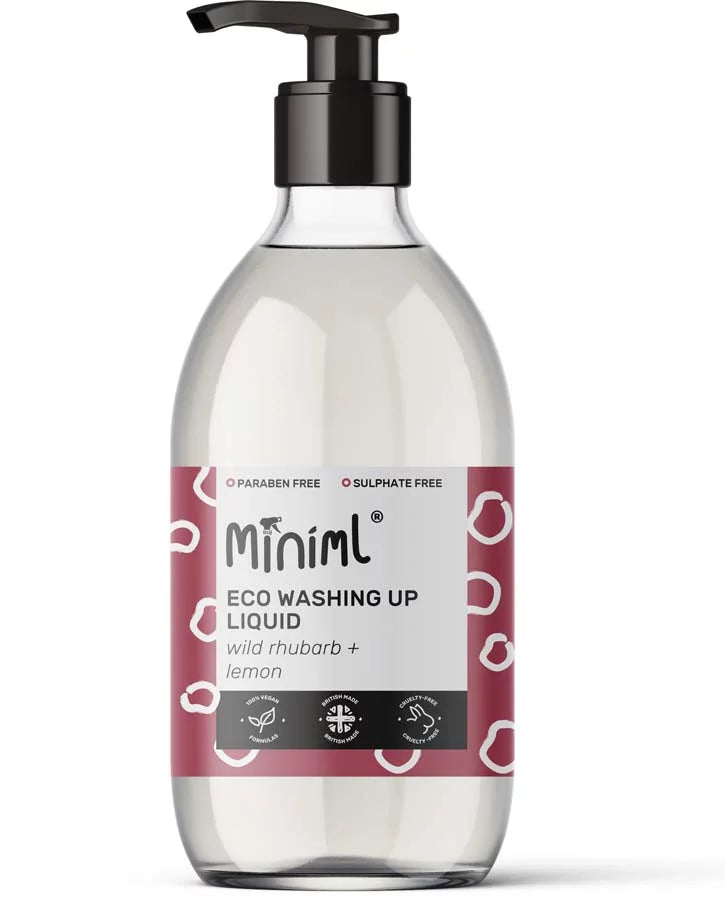 Miniml Washing Up Liquid - Wild Rhubarb & Lemon - Life Before Plastic