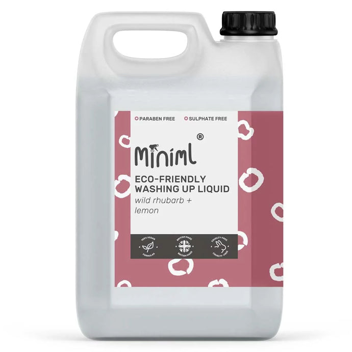 Miniml Washing Up Liquid - Wild Rhubarb & Lemon - Life Before Plastic