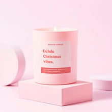 Load image into Gallery viewer, Aesthetic Christmas Candle Gift Delulu Christmas Vibes
