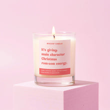 Load image into Gallery viewer, Christmas Candle Gift It’s Giving Main Character Christmas Rom-Com Energy
