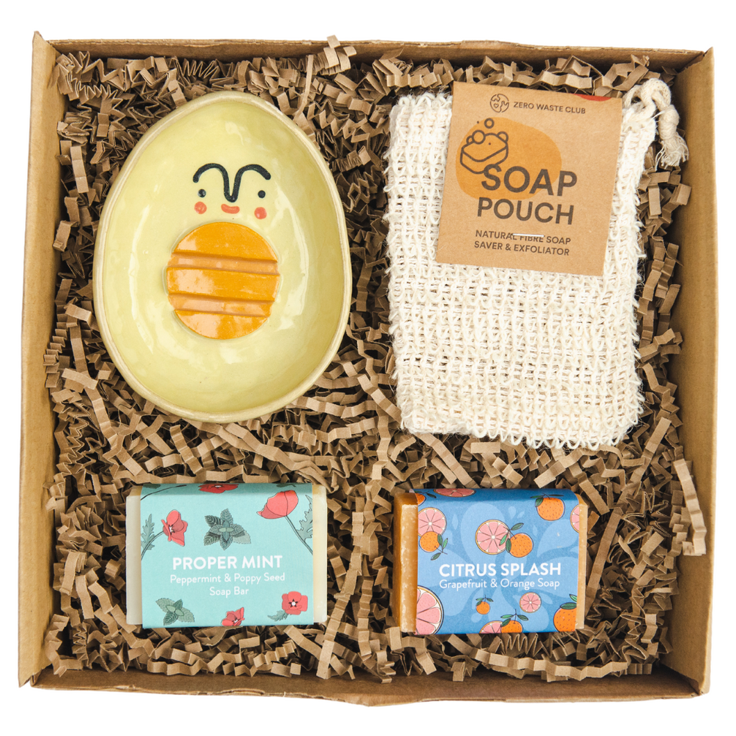 Natural soap gift box