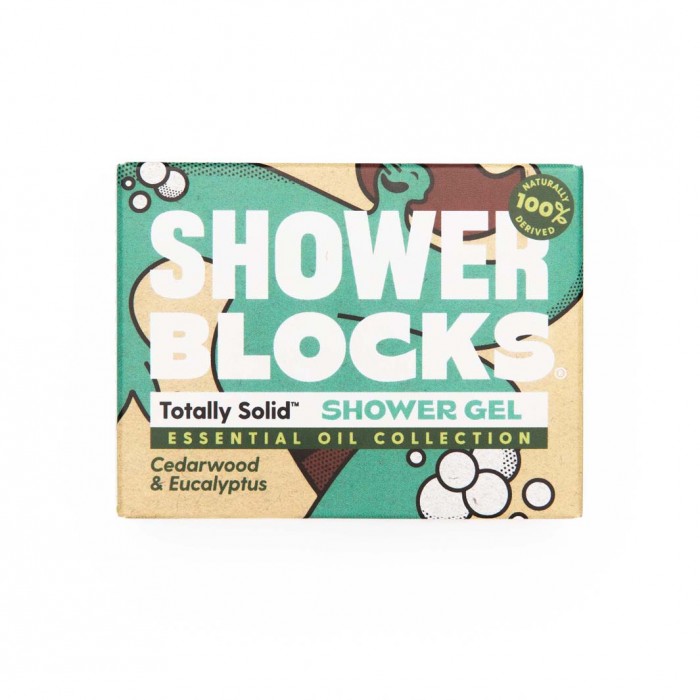 Shower Blocks - Cedarwood & Eucalyptus Solid Shower Gel - Life Before Plastic