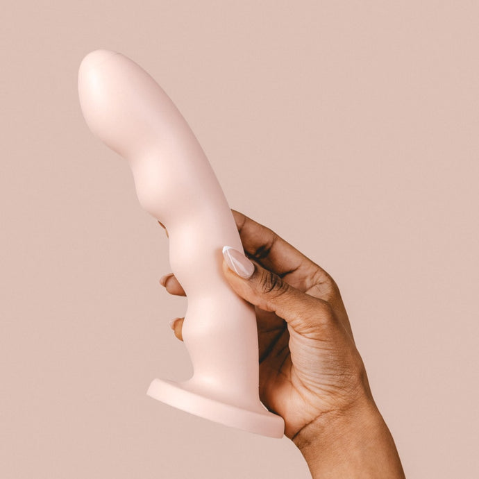 The Natural Love Company Dill Ribbed Dildo with Suction Cup - Life Before Plastic