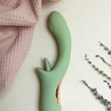 Load image into Gallery viewer, The Natural Love Company Juniper Rabbit Vibrator - Recycled Ocean Plastic - Life Before Plastic
